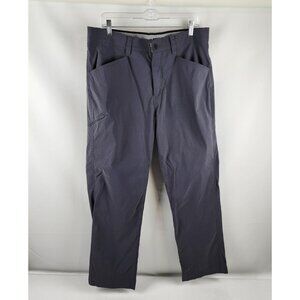 Orvis Pants Mens 36x30 Gray Performance Stretch Comfort Zip Pockets